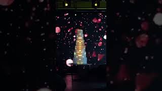 3D mapping cake with #animation #cakeshow #visualeffects #3dmapping