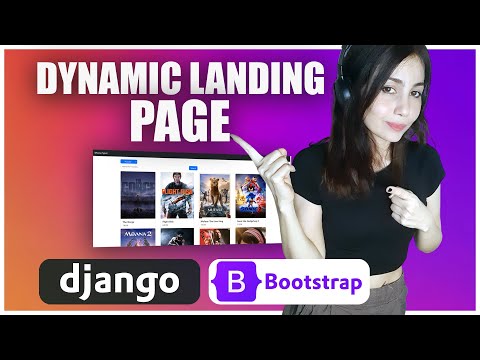 Python Django Tutorial : Dynamic Landing Page with Live Data From TMDB API + Bootstrap Styling [2]
