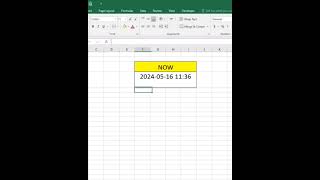 Now function in excel #exceltutorial #excel #exceltips #exceltricks #excelshorts #excelfunctions