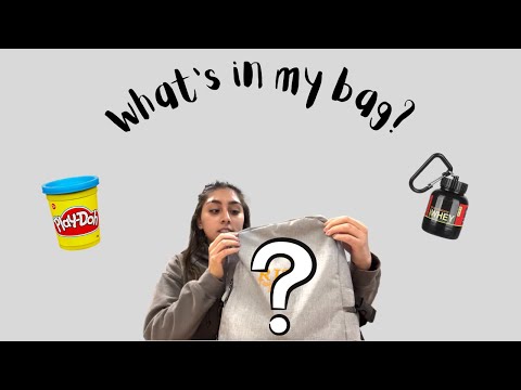 What's in my backpack? | As a college student