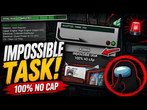 Found the MOST Impossible Task in Among UsCan You Complete This Among Us Task? 👀