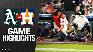 A's vs. Astros Game Highlights (5/28/25) | MLB Highlights