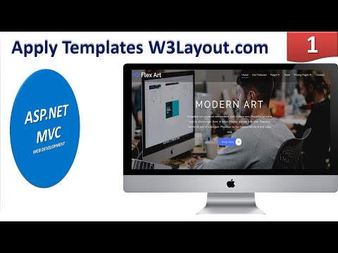 #1 How to Implement Template in ASP.NET MVC || ASP.NET MVC Web Development Series