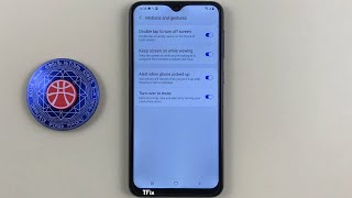 How to double tap to turn off the screen on Samsung A10 Android 11