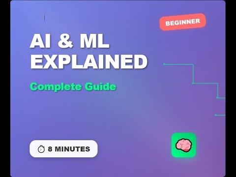 Learn Machine Learning in 8 Minutes: From Zero to Understanding AI