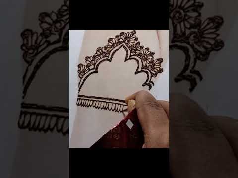 mehndi design #shorts #short #ytshots #alphabetmehndi💝