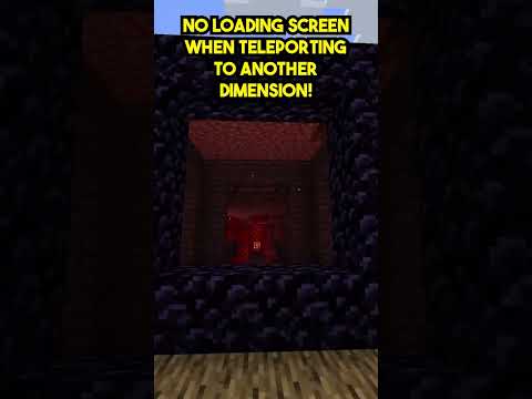 LOADING SCREENS ARE NO MORE!! | Minecraft Modded - Immersive Portals by qouteall