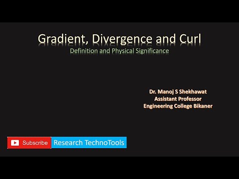 Gradient, Divergence and Curl | Definition & Physical Significance