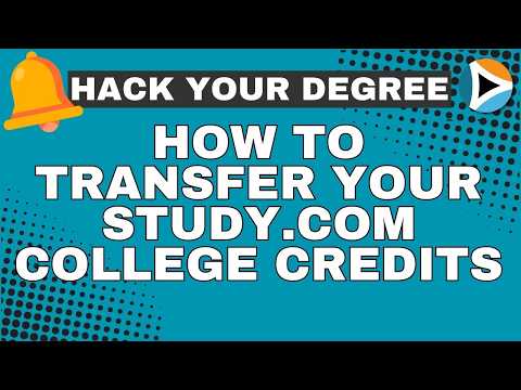 How to Transfer Your Study.com College Credits | Fastest Way to Get a Degree