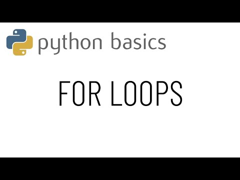Python basics - For loops