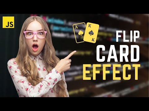Flip Card Effect using HTML,CSS & JavaScript