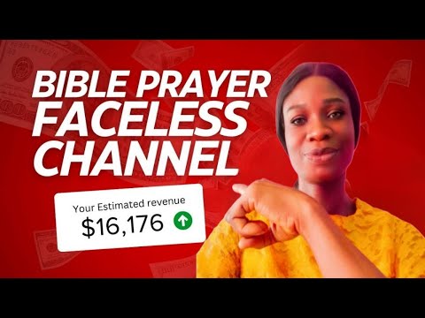 Start a Bible faceless YouTube channel, Make money with a Christian YouTube channel