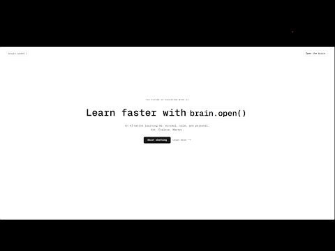 brain.open() - Eureka Junior Prototype Video