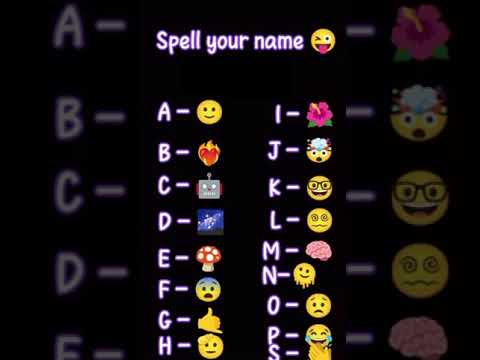 Spell your name