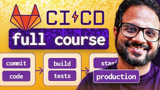 Gitlab CI CD Tutorial | End To End Real-time Project [Full Course] 🔥