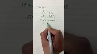 Solving Proportionality Equations in minutes! #ged #solveequations  #MathSimplified #findx #Algebra