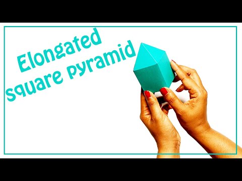 How to Make an Elongated square pyramid