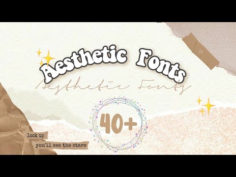 40+ populer aesthetic fonts 2020 | dafont.com