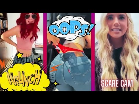 Funny Feat Frenzy 😂🎉 Embark on a Scare Cam Chuckle Ride!