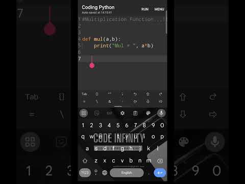 Multiplication Function #coding #programming #python #learning #program #shorts #shortvideo.