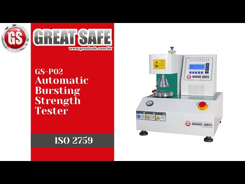 ISO 2759 Automatic Bursting Strength Tester