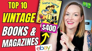 Top 10 Best Vintage Books Magazines to Sell on Ebay for Hundreds in Profit