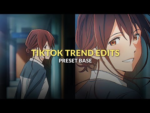 TIKTOK TREND EDITS // PRESET BASE ( Xml File + Qr Code )