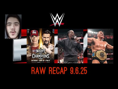 Cena vs Punk, Ron Killings, Gunther Regains World Tite - RAW Recap 9.6.25