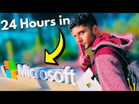 I Lived in Microsoft for 24 Hours (Day in the Life)