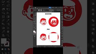 Biggner VS Pro tips for illustrator users #art #illustrator #illustration #photoshop #graphicdesign