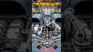 Precision assembly: Watch how powerful fighter #technical #aircraft #maintenance #shorts #fyp #tech