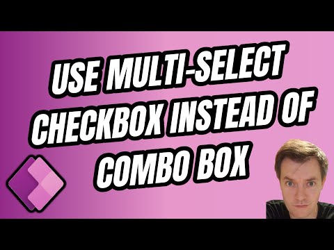 Multi-select checkbox - PowerApps Forms   #54