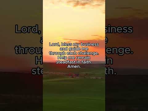 🙏 A Prayer for Strength and Guidance in Business 🙏