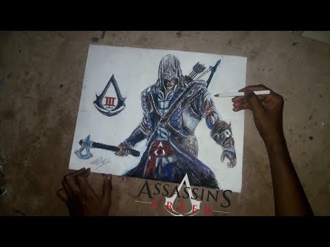 how to draw assassin creed 3 drawing |#assassincreed