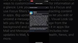 How to cancel software update for iPhone