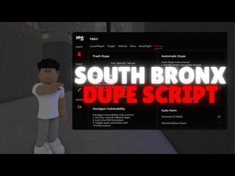 BEST Dupe South Bronx Script | Inf Money, Dupe, Free Tiers, & More!
