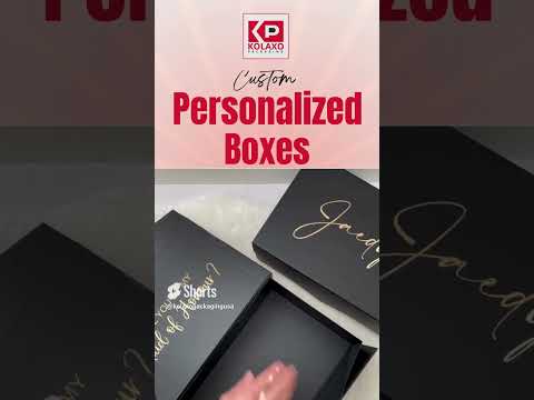 Dive into a world of mystery and surprise with our custom personalized boxes.✨ #gifts #boxes #asmr