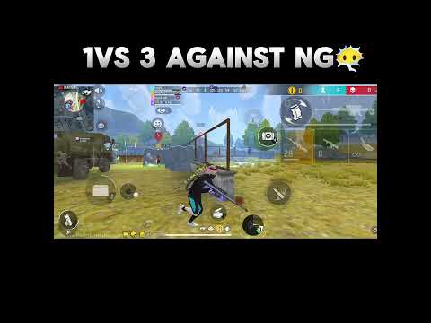 1 VS 3 AGAINST NG 😶‍🌫️💀🚀 #tournament #freefire #nonstopgaming