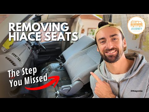 How To Remove Hiace Seats - Quick & Easy!