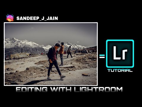 Lightroom Mobile Dark Dramatic Tone photo Editing tutorial with preset | Lightroom dark tone editing
