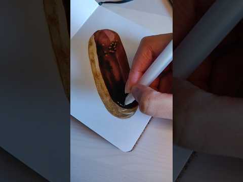 Eclair ✨ #art #sketch #éclair #foodart #alphabetchallenge #fyp