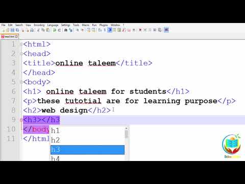 04 Html: Headings and Paragraph in Urdu/Hindi - Part II
