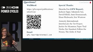 39C3 - A Tale of Two Leaks: How Hackers Breached the Great Firewall of China