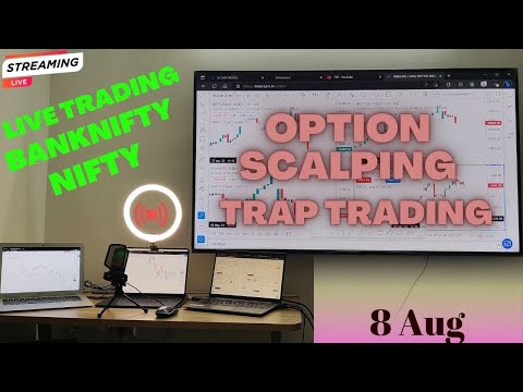 LIVE TRADING BANKNIFTY NIFTY OPTIONS | 08/08/2024 |#nifty50 #banknifty #livetrading