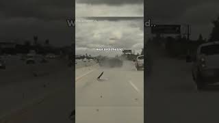 Tire Sends Car Airborne!😬