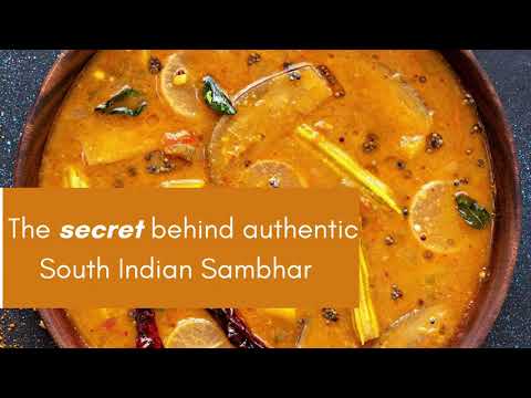 The secret to making authentic South Indian Sambhar (in Hindi)
