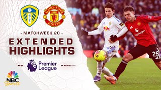 Leeds United v. Manchester United | PREMIER LEAGUE HIGHLIGHTS | 1/4/2026 | NBC Sports