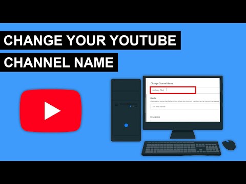 How To Change YouTube Channel Names | Change YouTube Name (2024)
