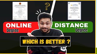 Difference Between Online and Distance Degree || is it worth to join Online and Distance Education