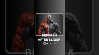 Before & After Slider in wix studio #wixstudio #BeforeAfterSlider #wix